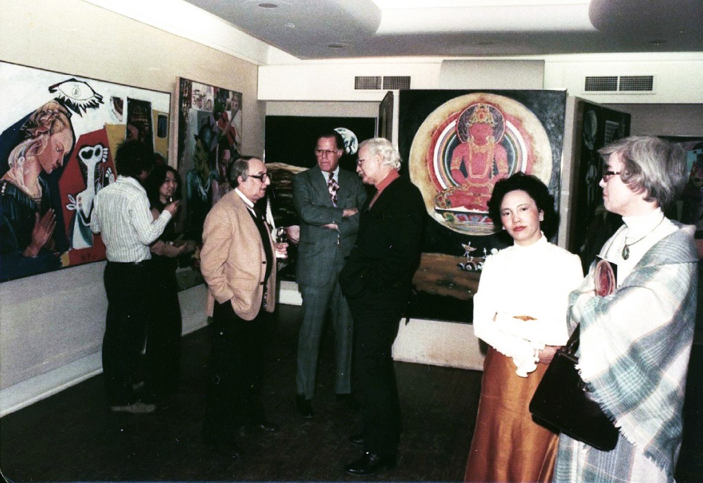 1978年在美國費城之「藝術聯盟」（現代藝術中心）做首次在美重要畫展(1)
