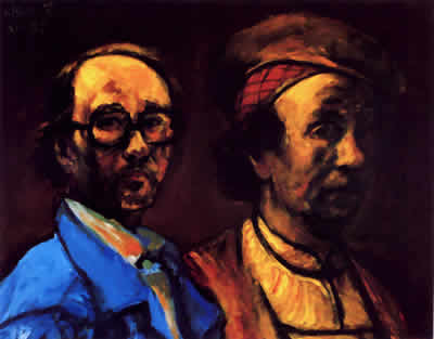 2-陳與林布蘭(2)Chen and Rembrandt(2)56cmx71cm